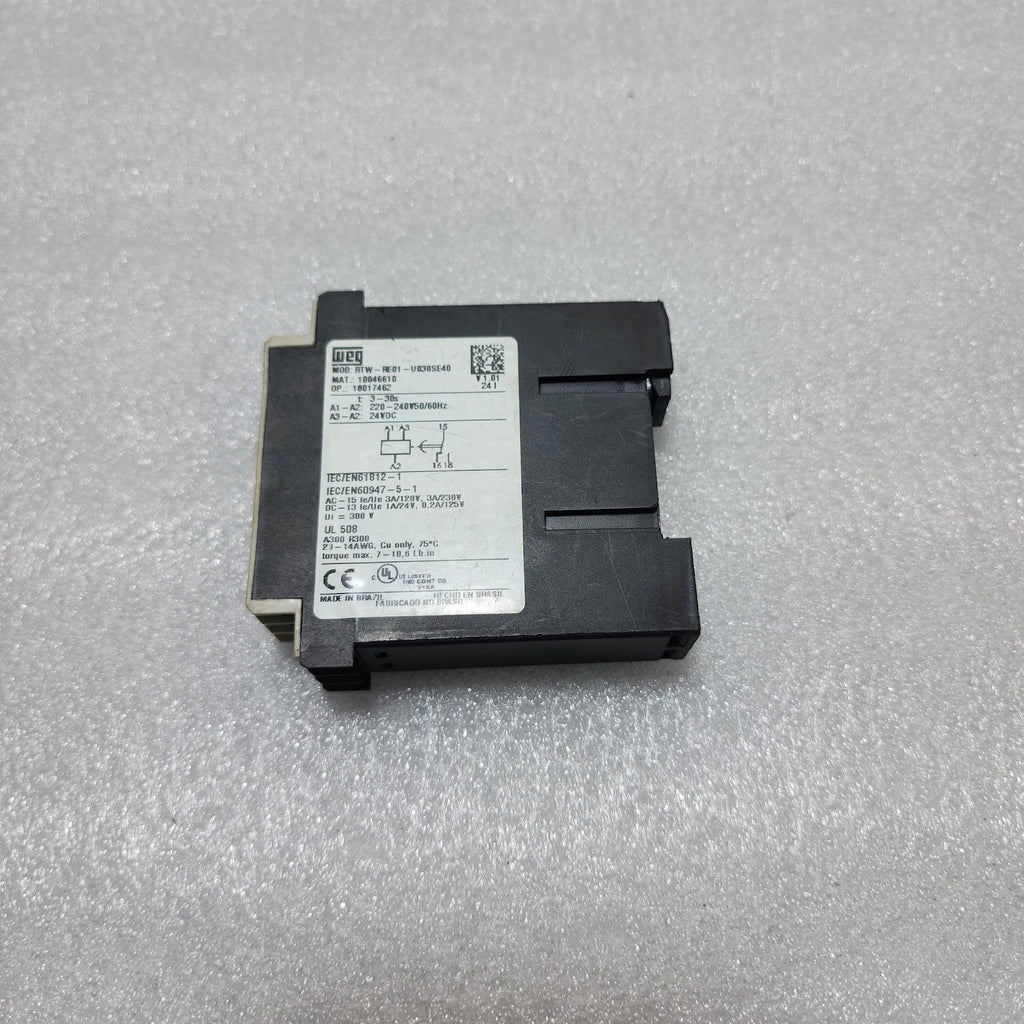 WEG RTW-RE01-U030SE40 TEMPERATURE RELAY 10046610