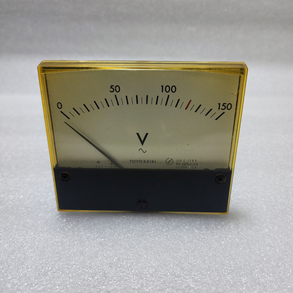 TOYO KEIKI SCF-12NV VOLT METER 0-150V