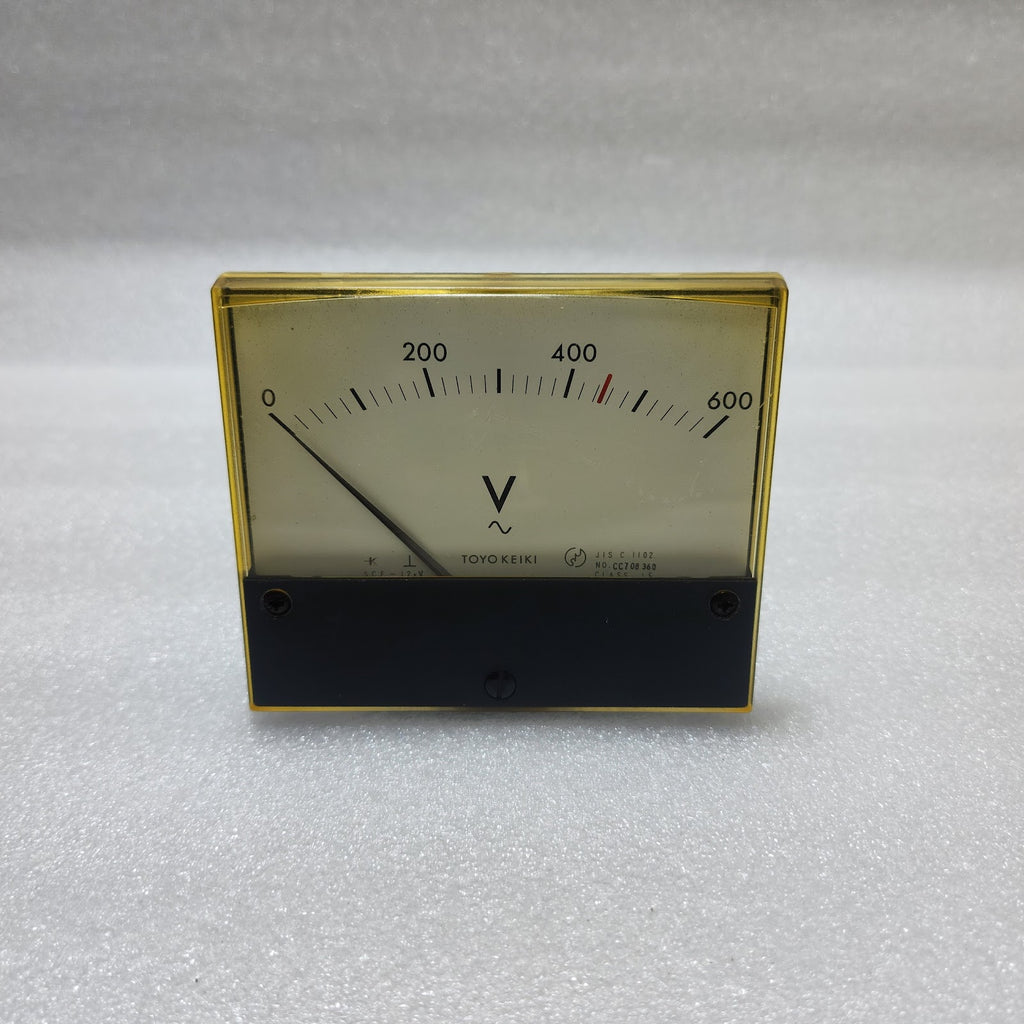 TOYO KEIKI SCF-12NV VOLT METER 0-600V