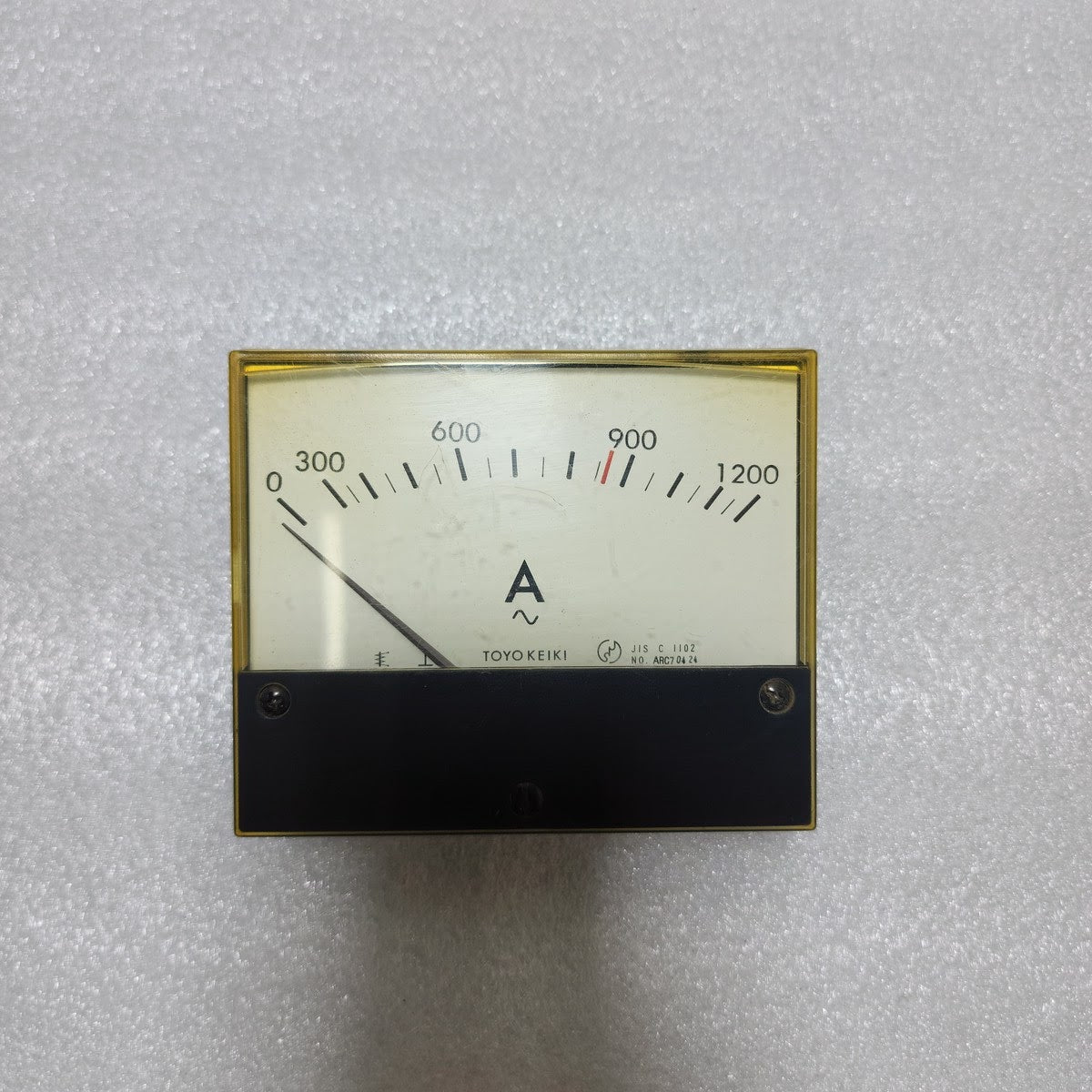 TOYO KEIKI ACF-12N AMMETER 0-1200A