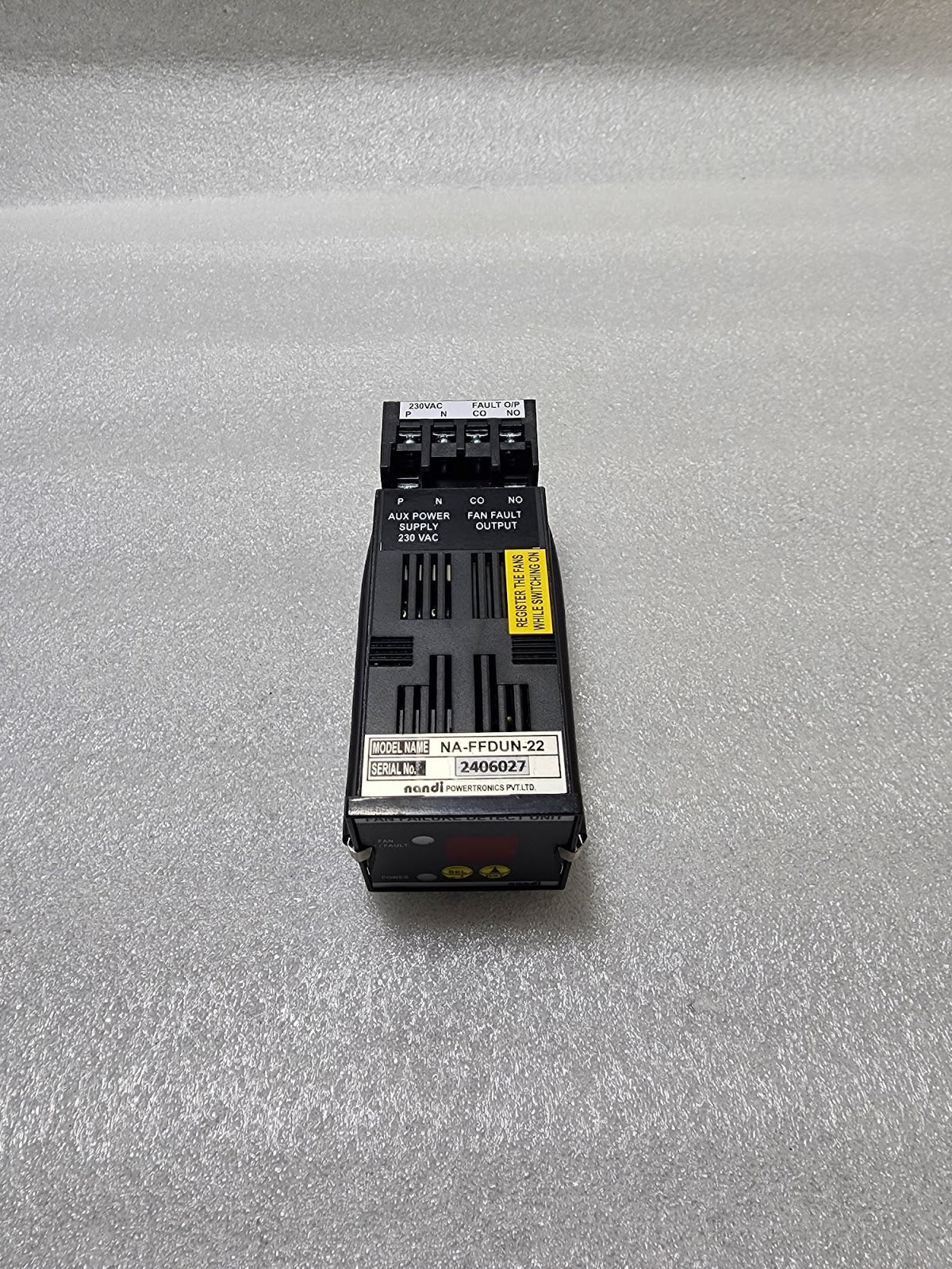 NANDI NA-FFDUN-22 FAN FAILURE DETECTION RELAY BRAND NEW