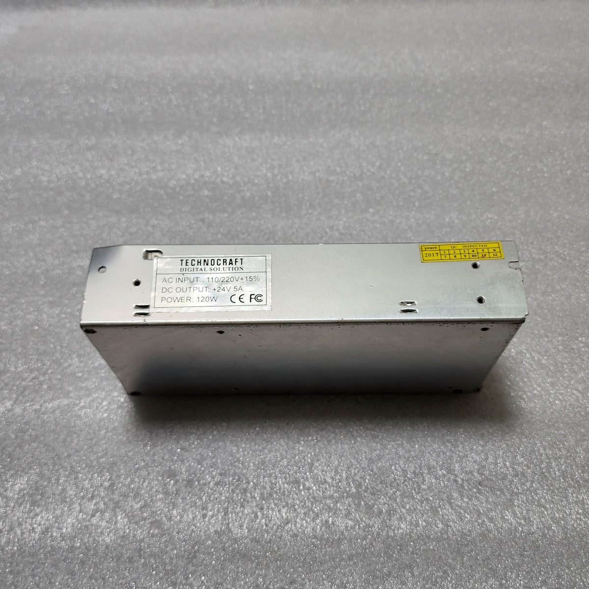 TECHNOCRAFT AC-DC POWER SUPPLY 24VDC 120W