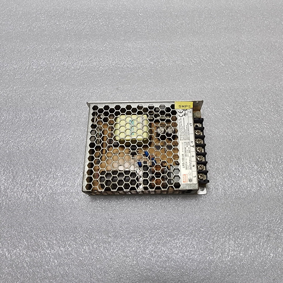 MEAN WELL LRS-100-24 AC-DC POWER SUPPLY 24VDC 4.5A
