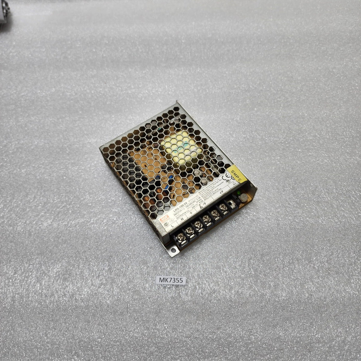 MEAN WELL LRS-100-24 AC-DC POWER SUPPLY 24VDC 4.5A