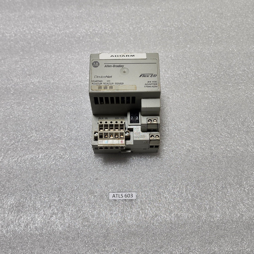 ALLEN BRADLEY CAT 1794-ADN SER B DEVICE NET ADAPTER