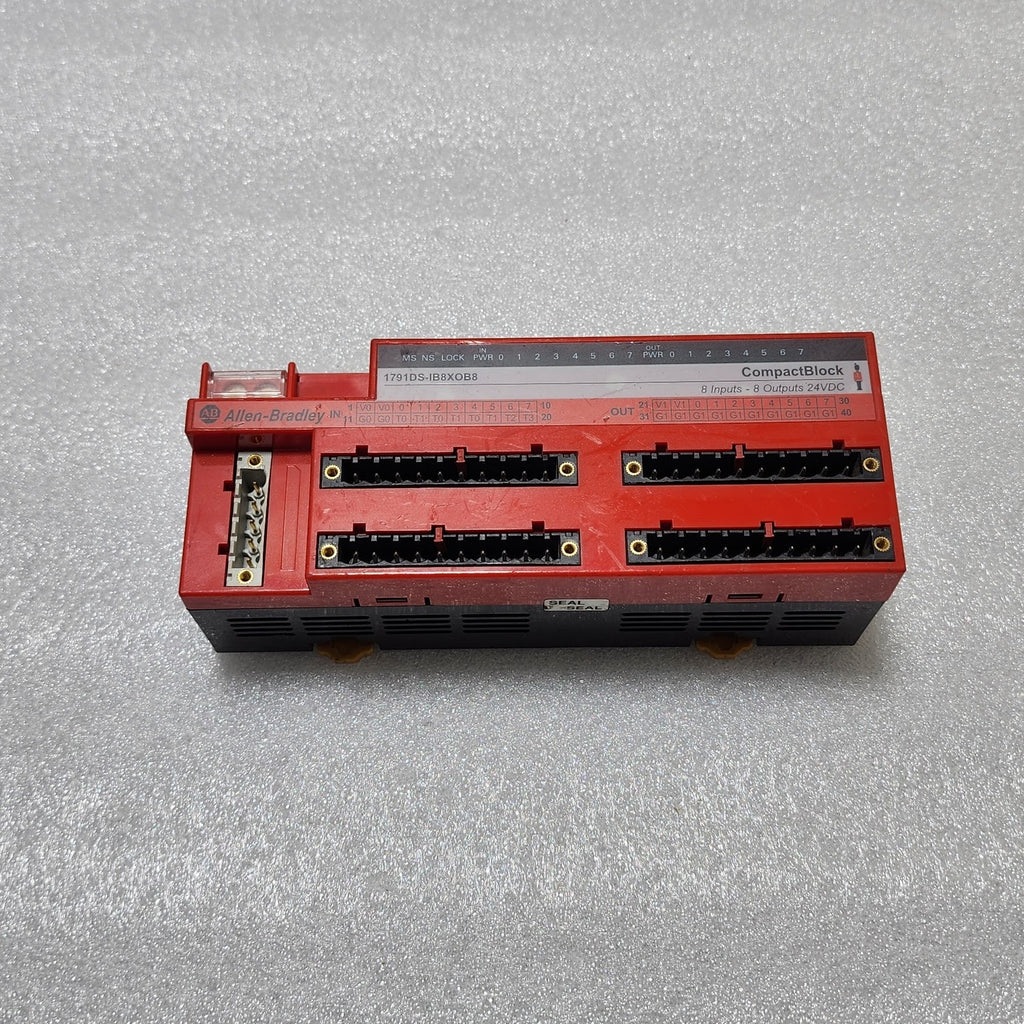 ALLEN BRADLEY CAT 1791DS-IB8XOB8 GUARD I/O DEVICENET SAFETY MODULE