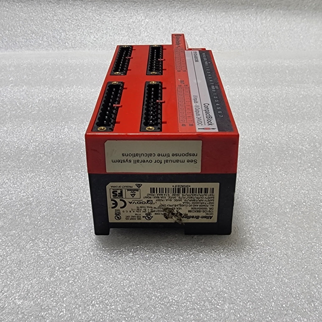 ALLEN BRADLEY CAT 1791DS-IB8XOB8 GUARD I/O DEVICENET SAFETY MODULE