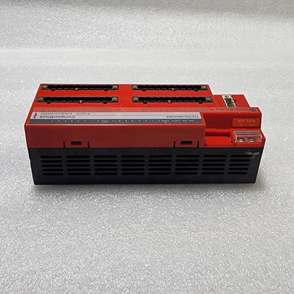 ALLEN BRADLEY CAT 1791DS-IB8XOB8 GUARD I/O DEVICENET SAFETY MODULE