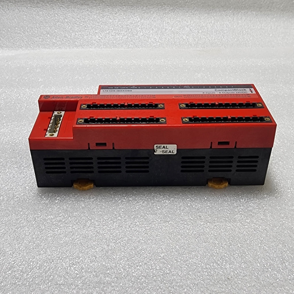 ALLEN BRADLEY CAT 1791DS-IB8XOB8 GUARD I/O DEVICENET SAFETY MODULE