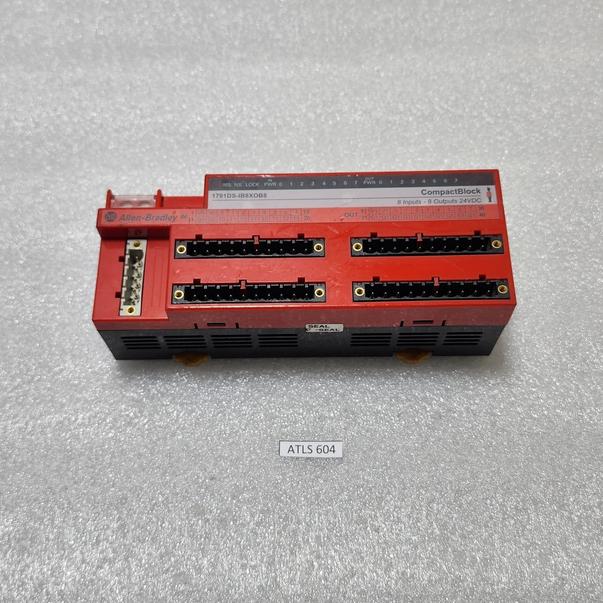 ALLEN BRADLEY CAT 1791DS-IB8XOB8 GUARD I/O DEVICENET SAFETY MODULE