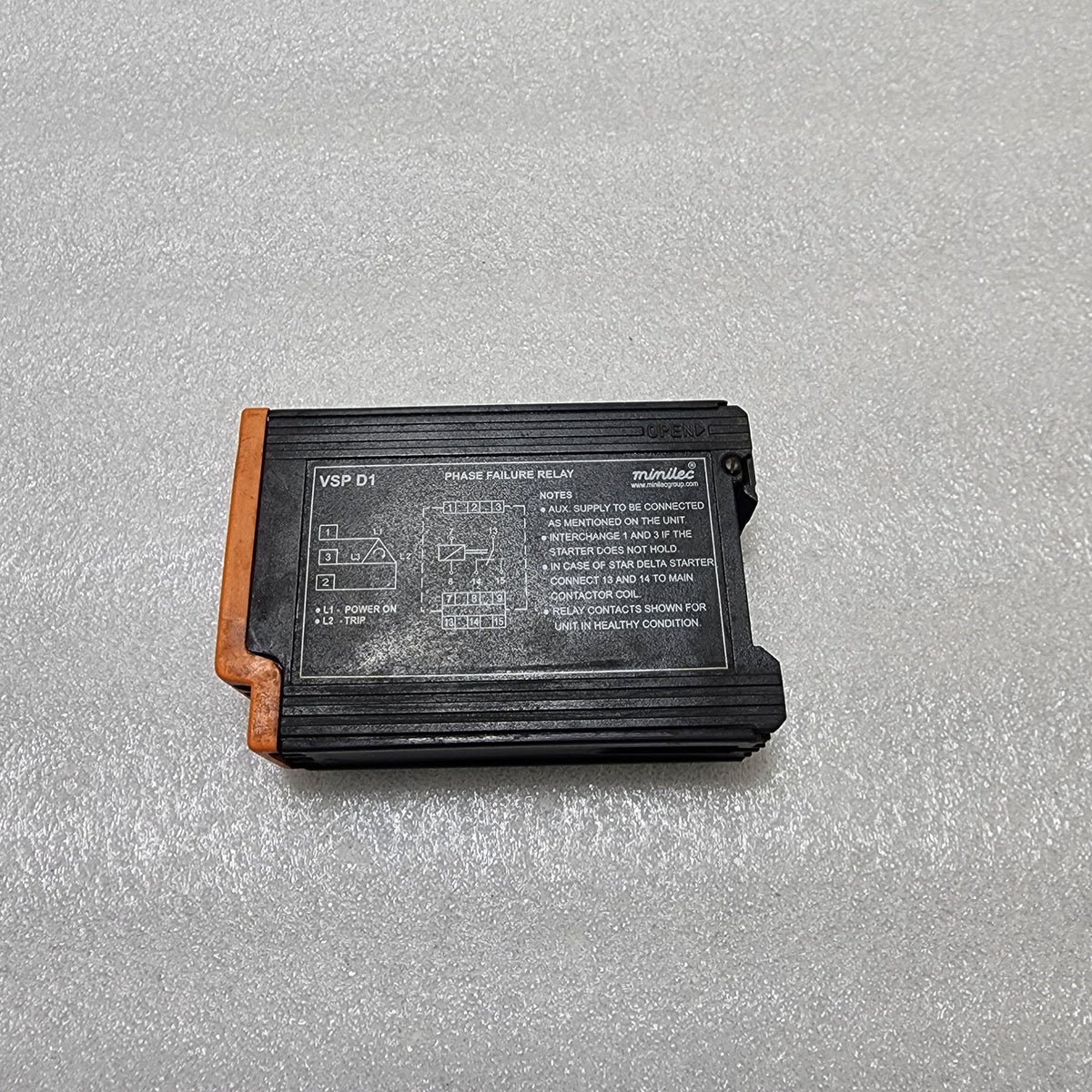 MINILEC VSP D1 PHASE FAILURE RELAY 415V