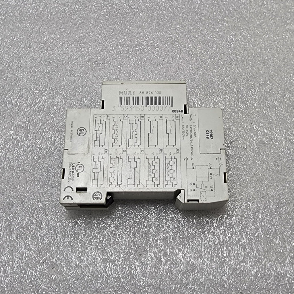 CROUZET MUR1 TIMER RELAY 88826105 24VDC/24-240VAC
