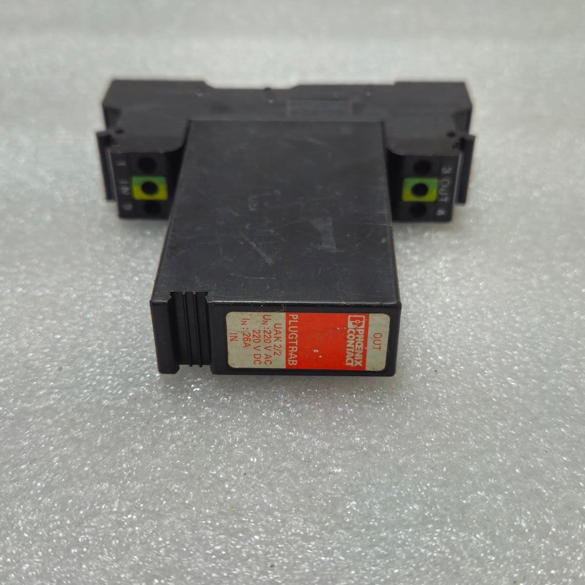 PHOENIX CONTACT UAK 2/2 PLUGTRAB 220V AC/DC 26A