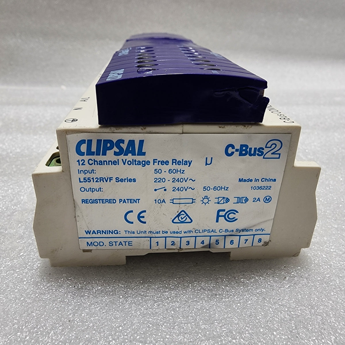 CLIPSAL L5512RVF 12-CHANNEL VOLTAGE FREE RELAY