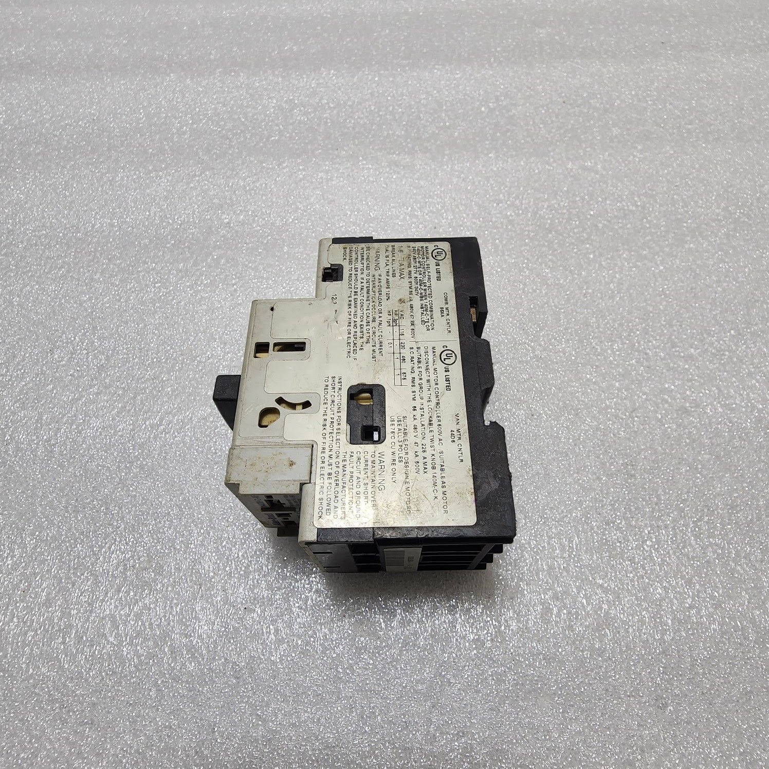 ALLEN BRADLEY CAT 140M-C2E-B16 SER B MOTOR CIRCUIT BREAKER