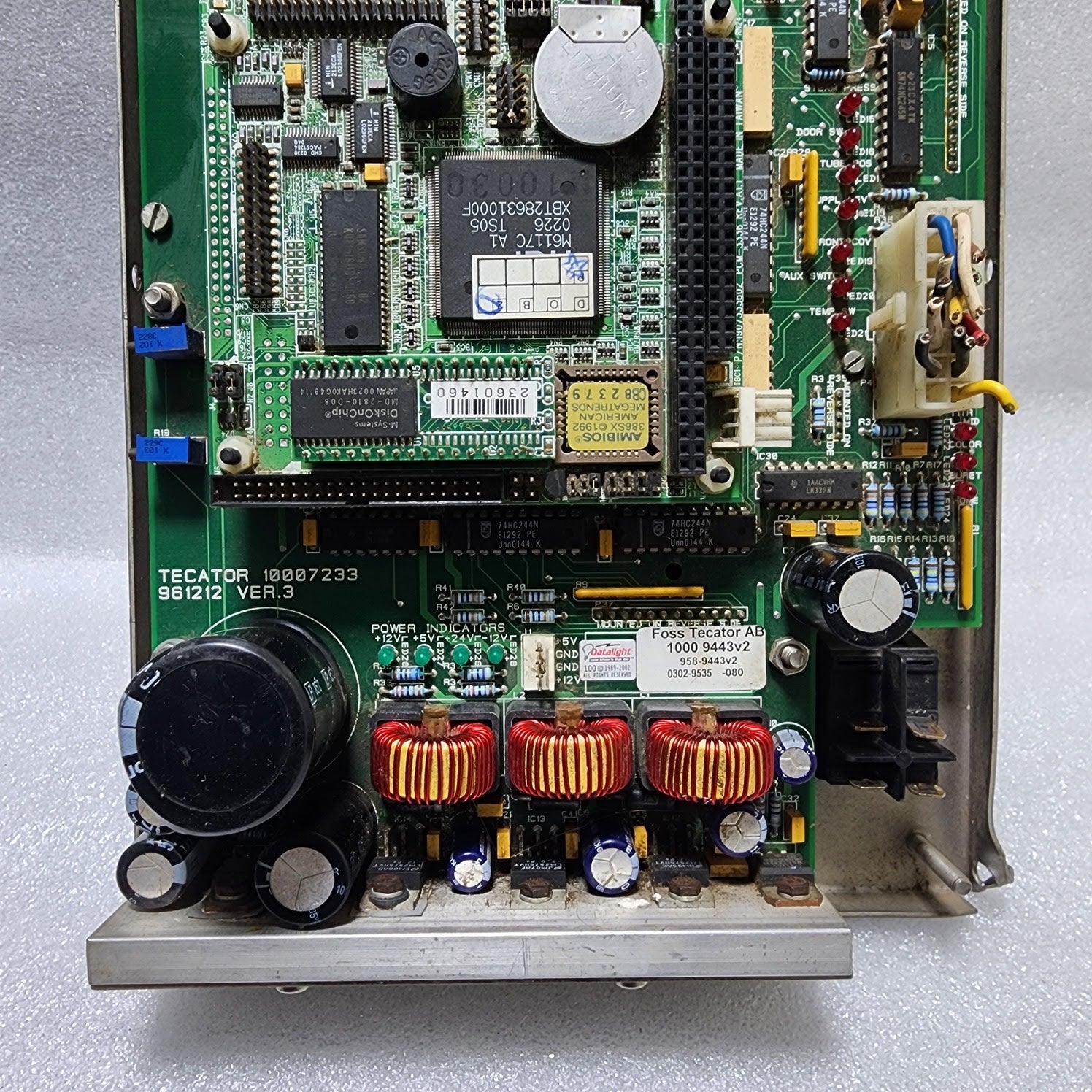 FOSS TECATOR 1000 9443V2 HMI OPERATOR 10007233961212 VER 3 958-9443V2