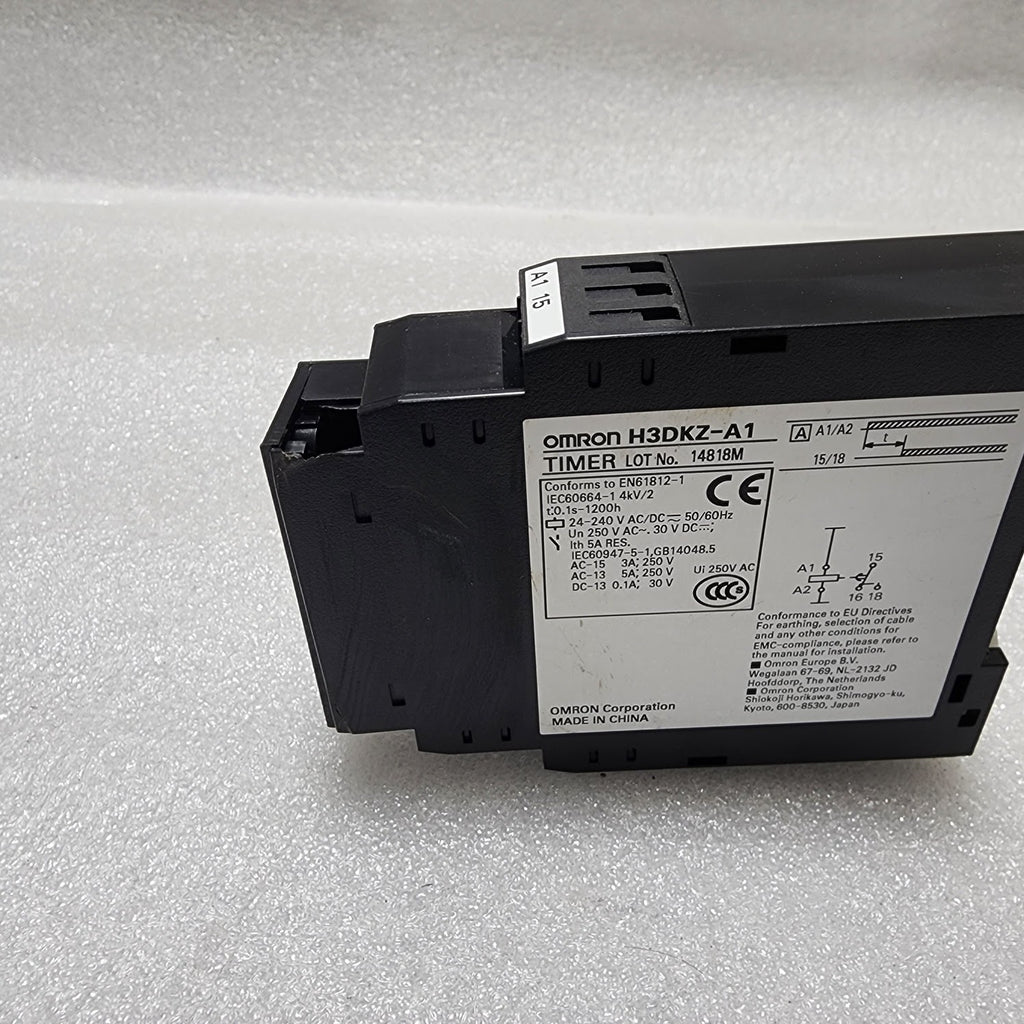 OMRON H3DKZ-A1 TIMER 0.1S-1200H 24-240V AC/DC