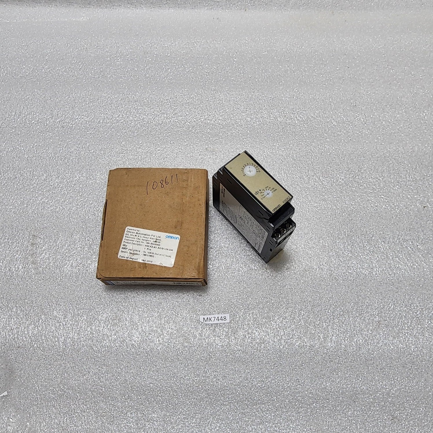 OMRON H3DKZ-A1 TIMER 0.1S-1200H 24-240V AC/DC