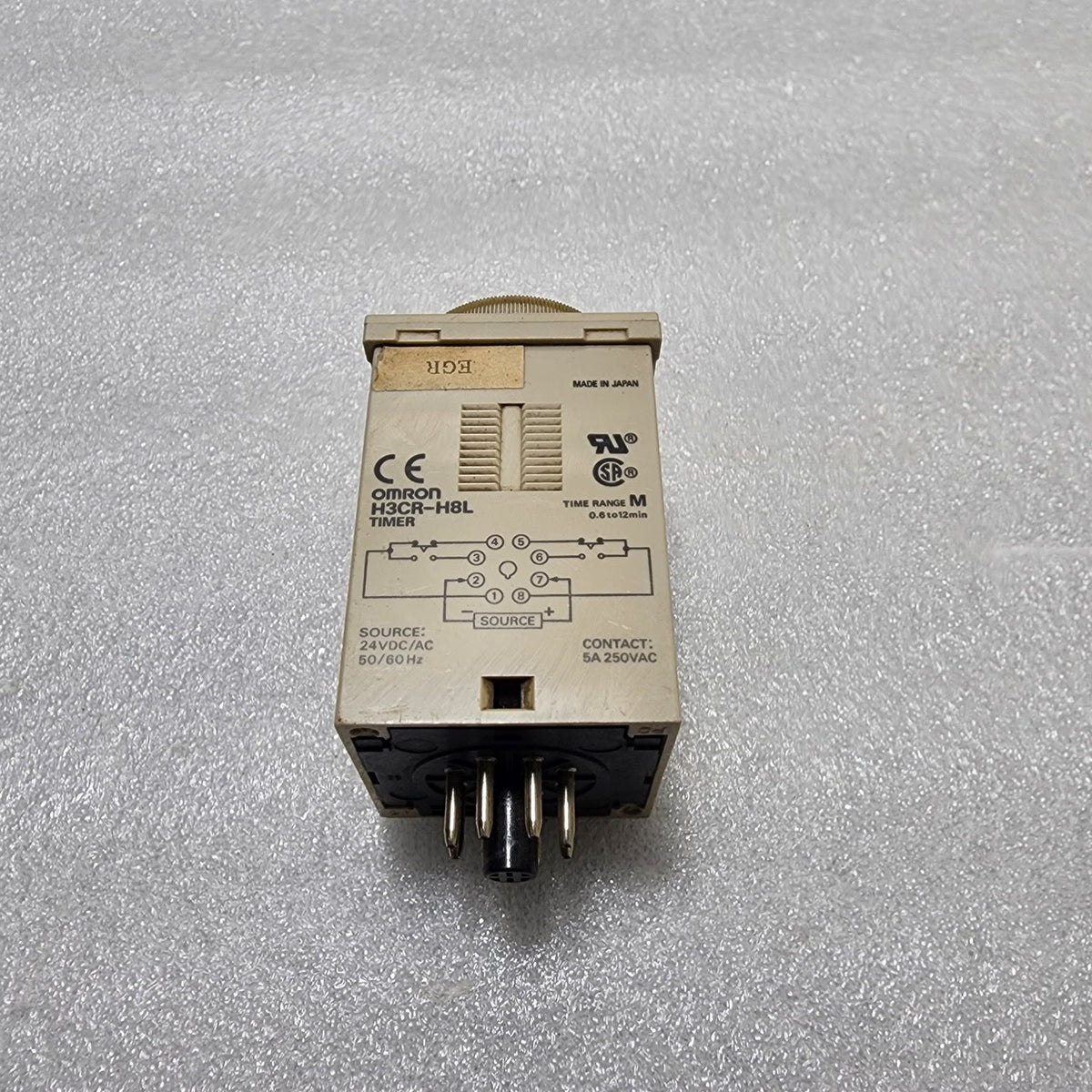OMRON H3CR-H8L MULTIFUNCTION-TIMER 24VAC/DC LOT OF 3 UNIT