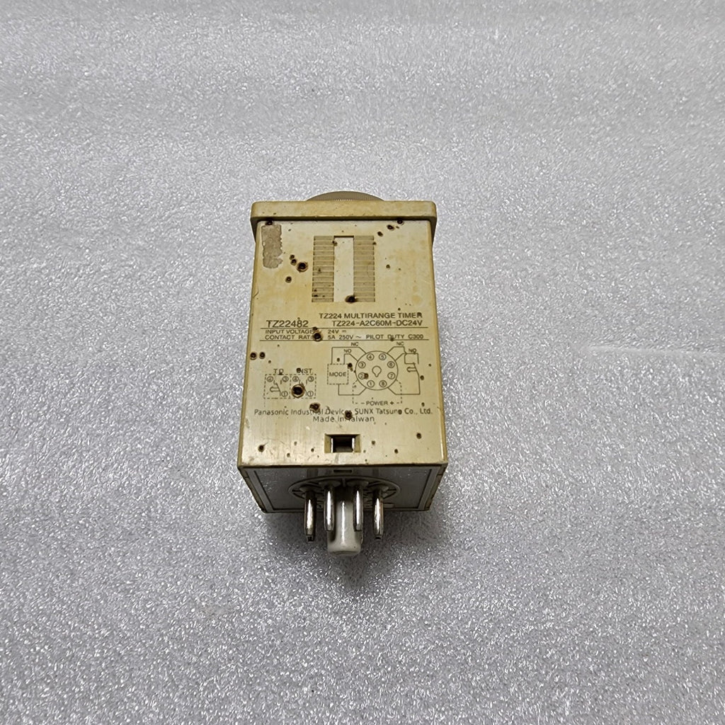 PANASONIC TZ22482 MULTIRANGE TIMER TZ224-A2C60M-DC24V 24V