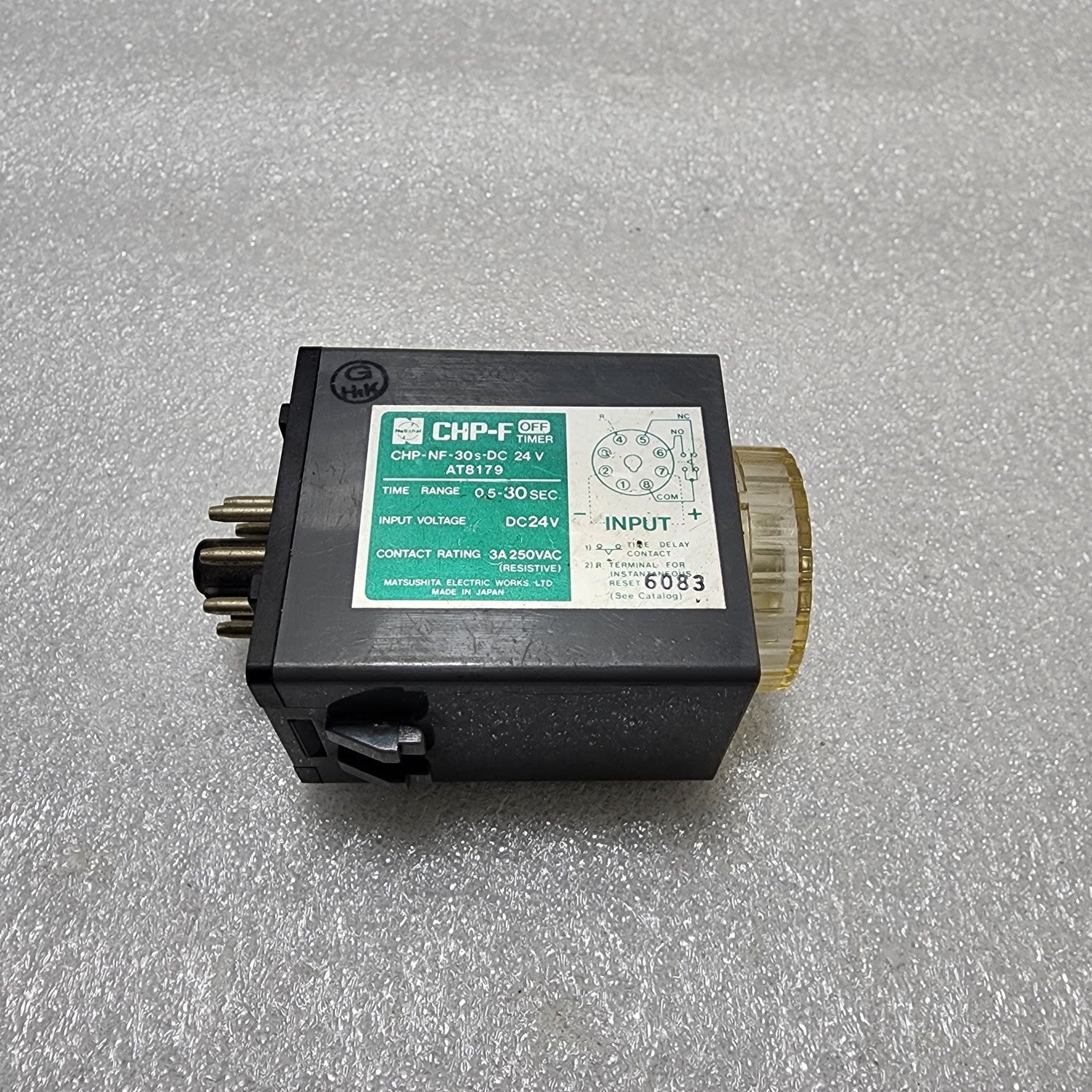 MATSUSHITA AT8179 ELECTRONIC TIMER  CHP-NF-30S-DC 24V