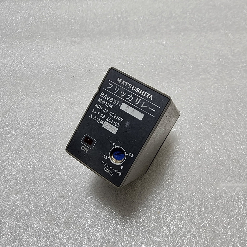 MATSUSHITA BAV851-24 FLICKER RELAY 24VDC