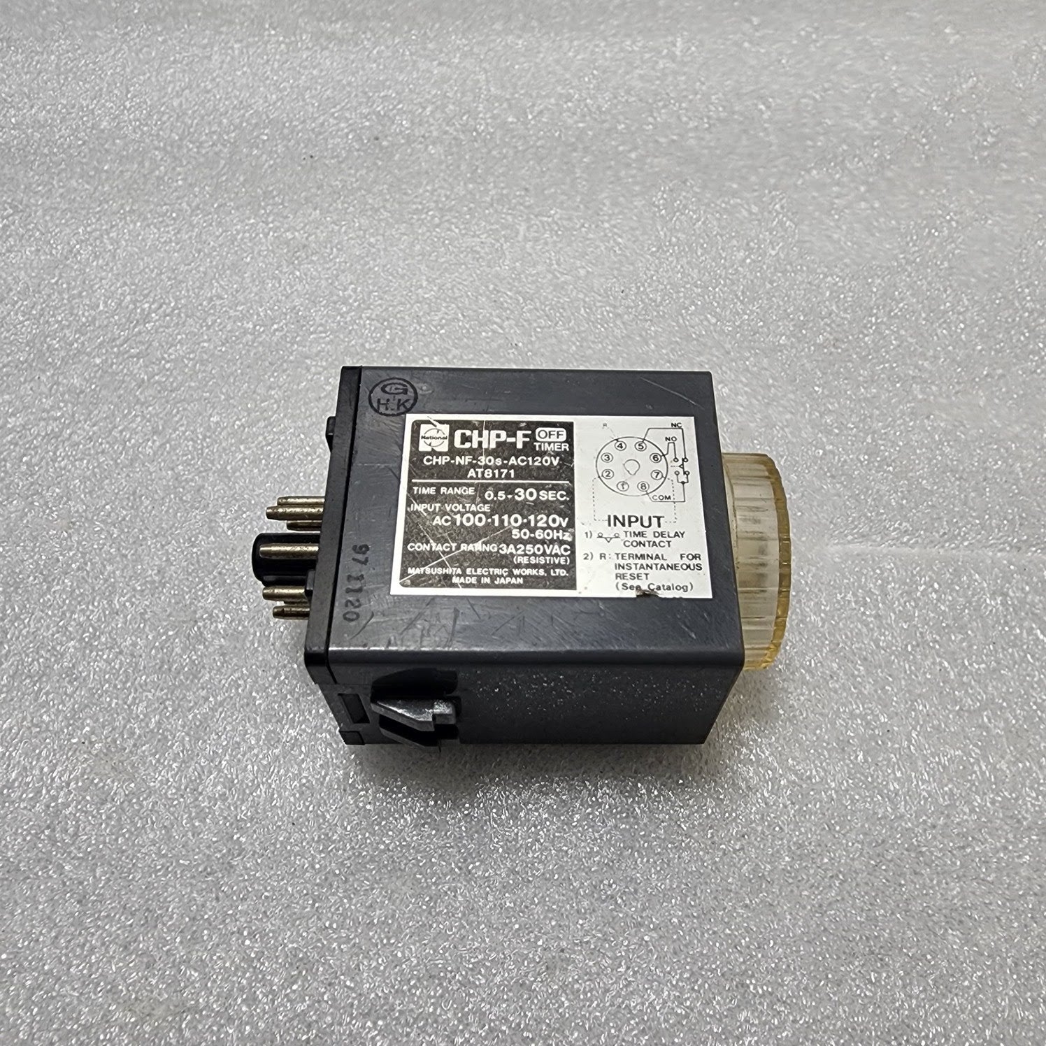 MATSUSHITA CHP-NF-30S-AC120V ELECTRONIC TIMER AT8171 100-120V