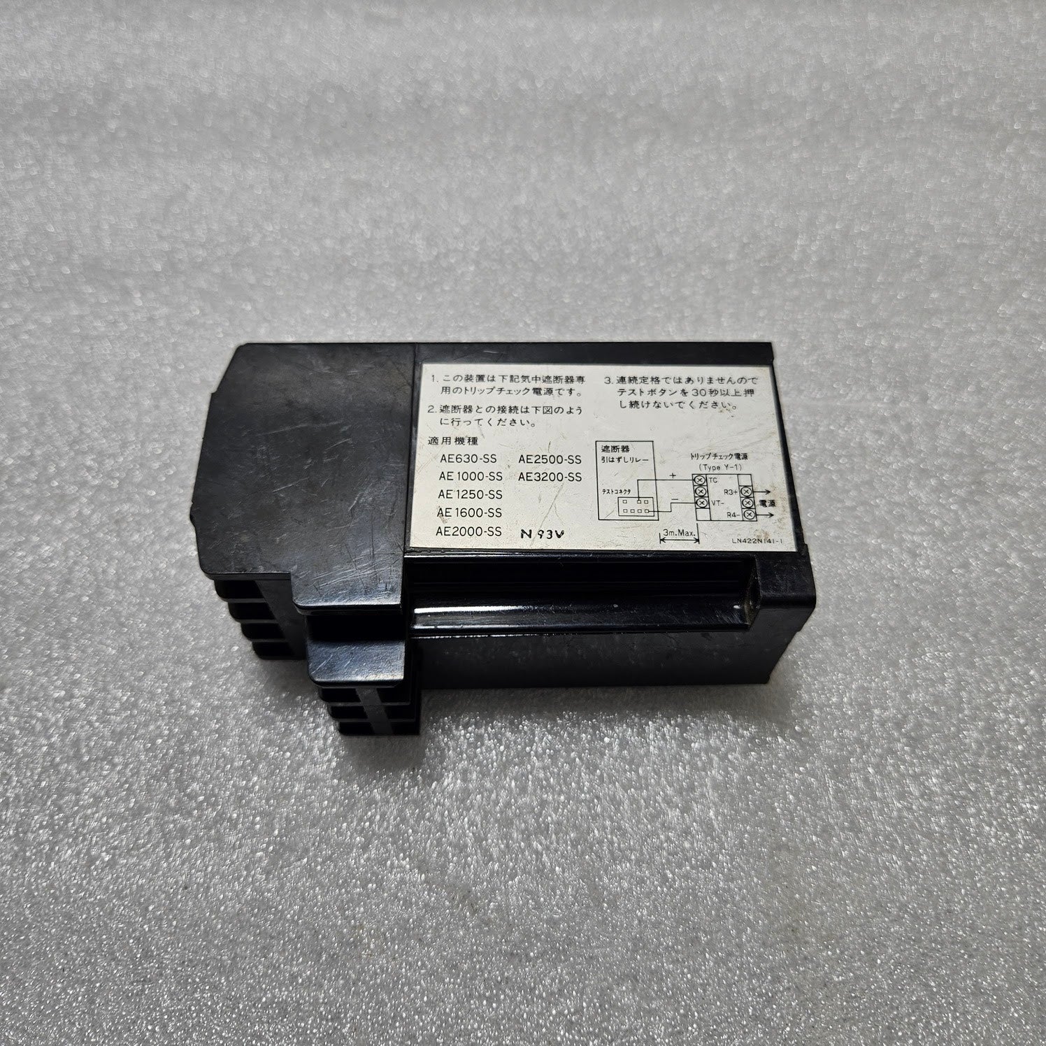 MITSUBISHI Y-1 TRIP CHECK DEVICE LN422N140-1 100-120V