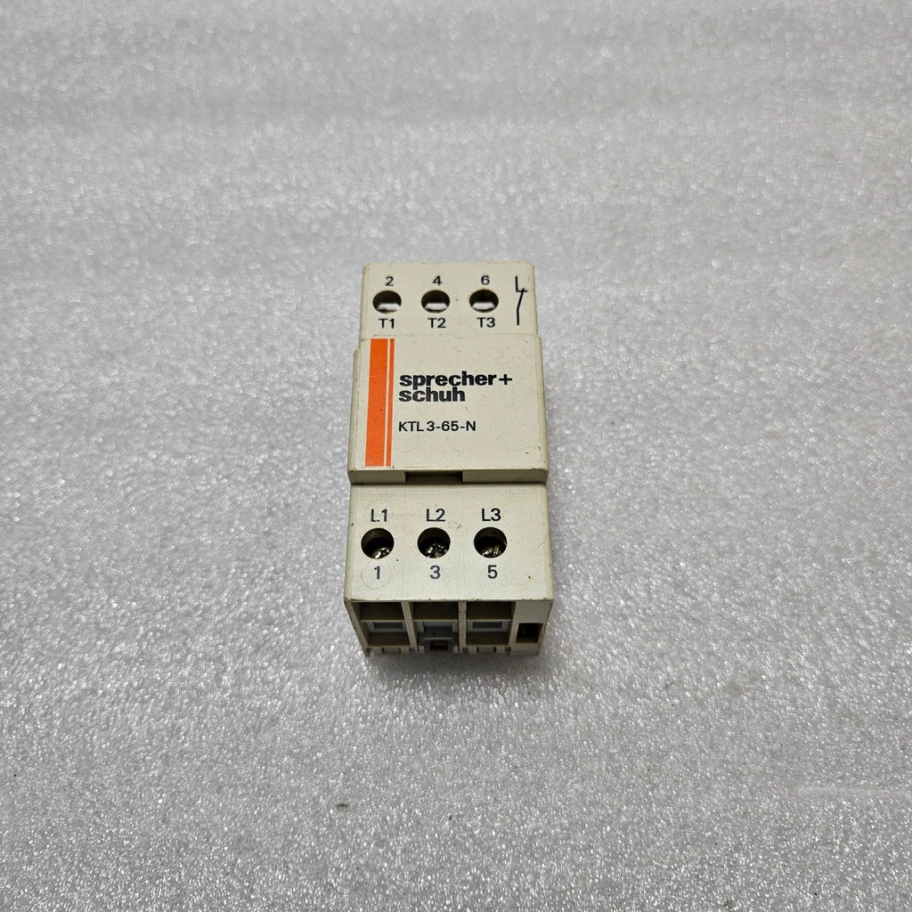 SPRECHER + SCHUH KTL3-65-N 3-POLE CONTACTOR 65A