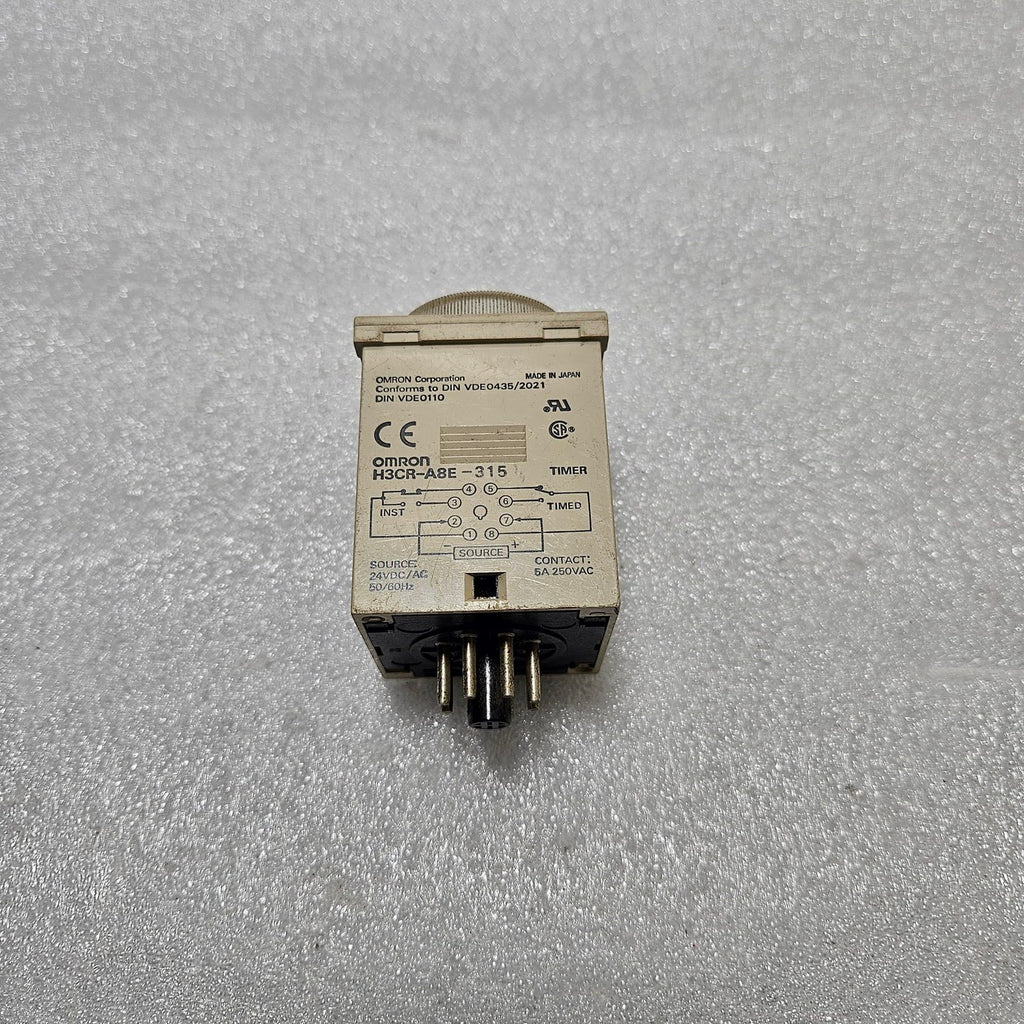 OMRON H3CR-A8E-315 MULTIFUNCTION TIMER 24VDC/AC