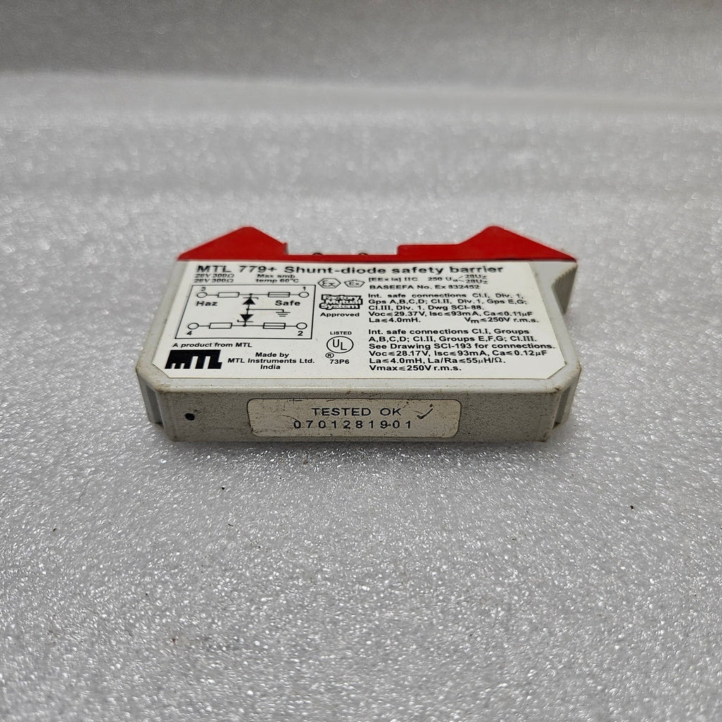 MEASURMENT TECHNOLOGY MTL 779+ SHUNT DIODE SAFETY BARRIER
