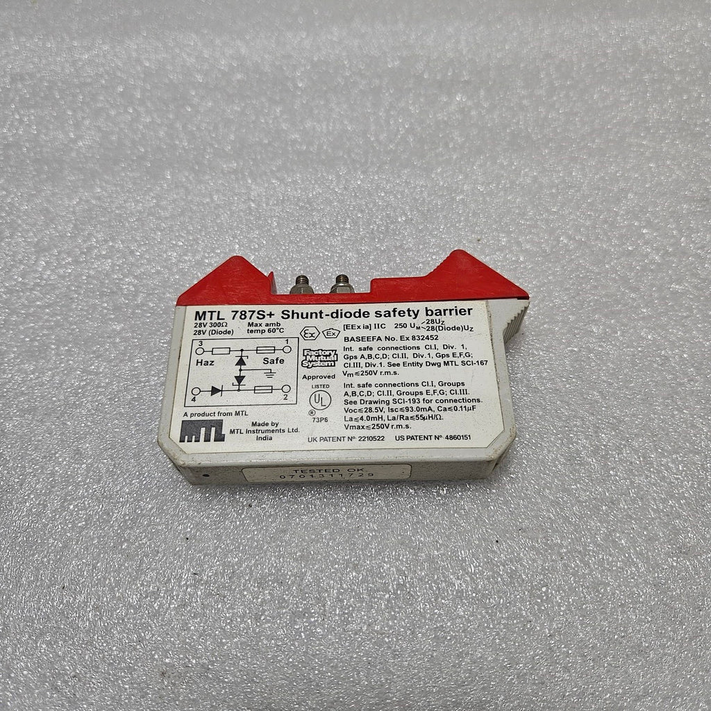 MEASUREMENT TECHNOLOGY MTL 787S+ SHUNT DIODE SAFETY BARRIER