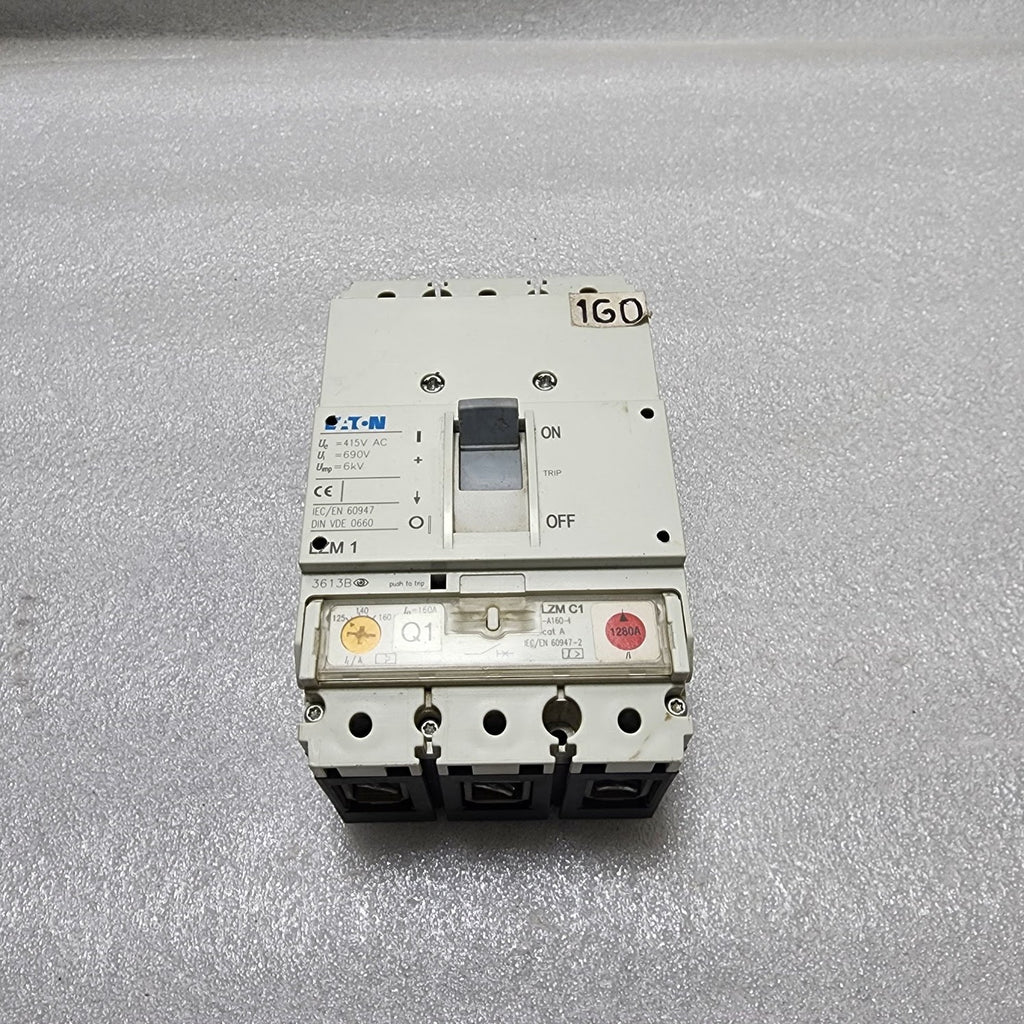 EATON LZM 1 CIRCUIT BREAKER 160A RELAY LZM C1
