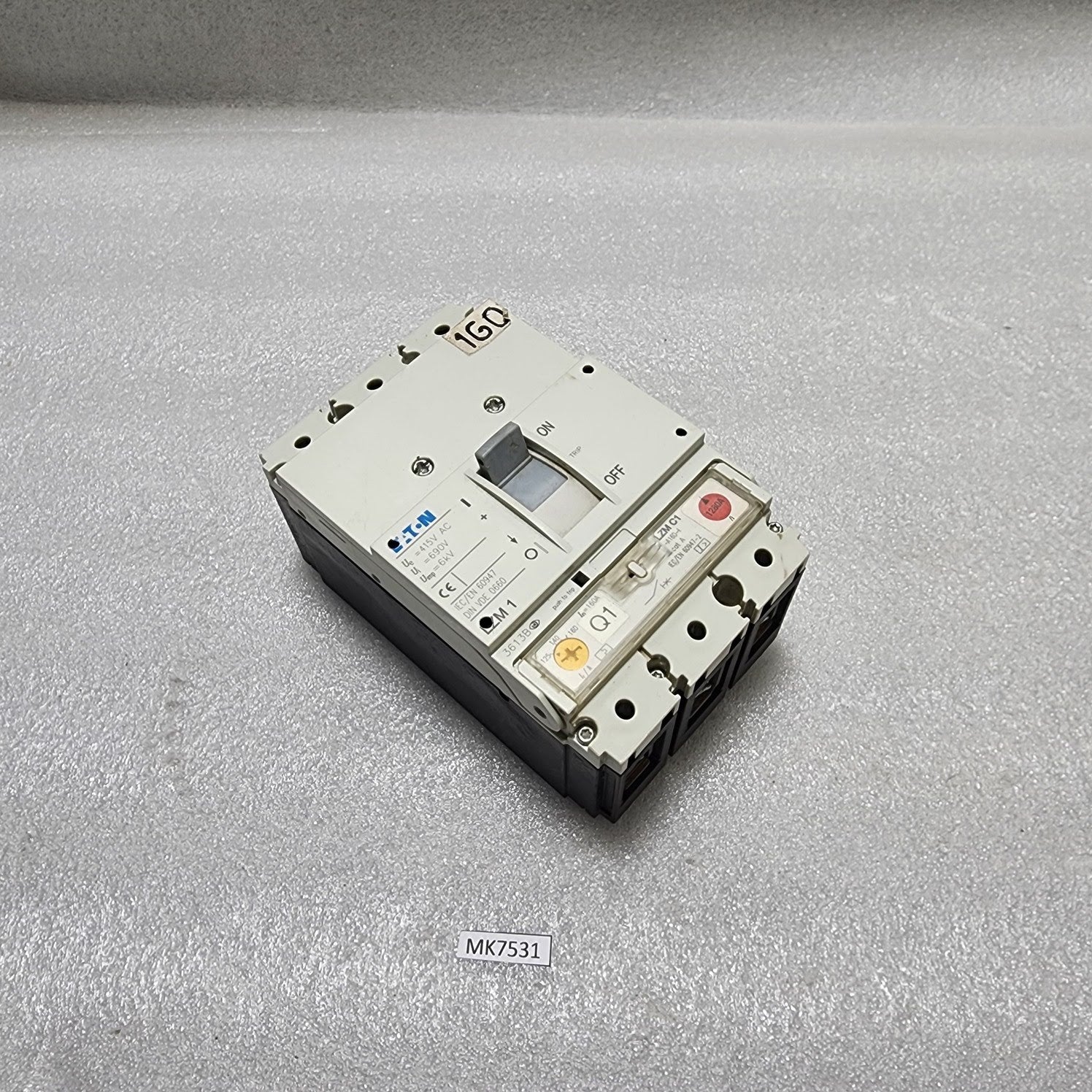 EATON LZM 1 CIRCUIT BREAKER 160A RELAY LZM C1