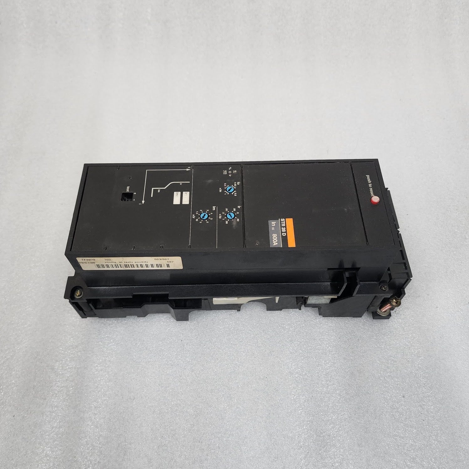 MERLIN GERIN STR28D CIRCUIT BREAKER TRIP CONTROL UNIT 800A TF2979
