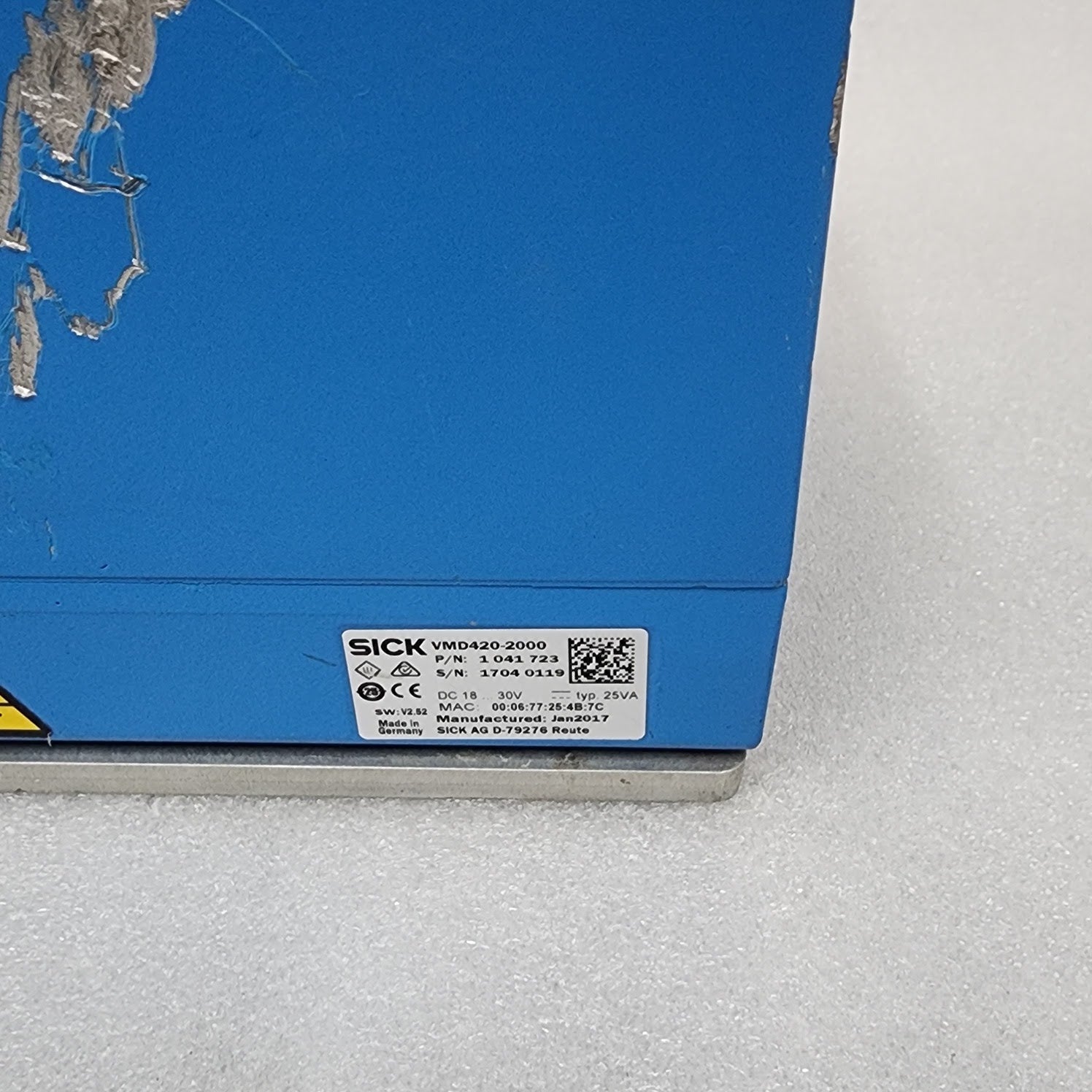 SICK VMD420-2000 VOLUME MEASUREMENT SYSTEM 1041723 18-30VDC 2030535