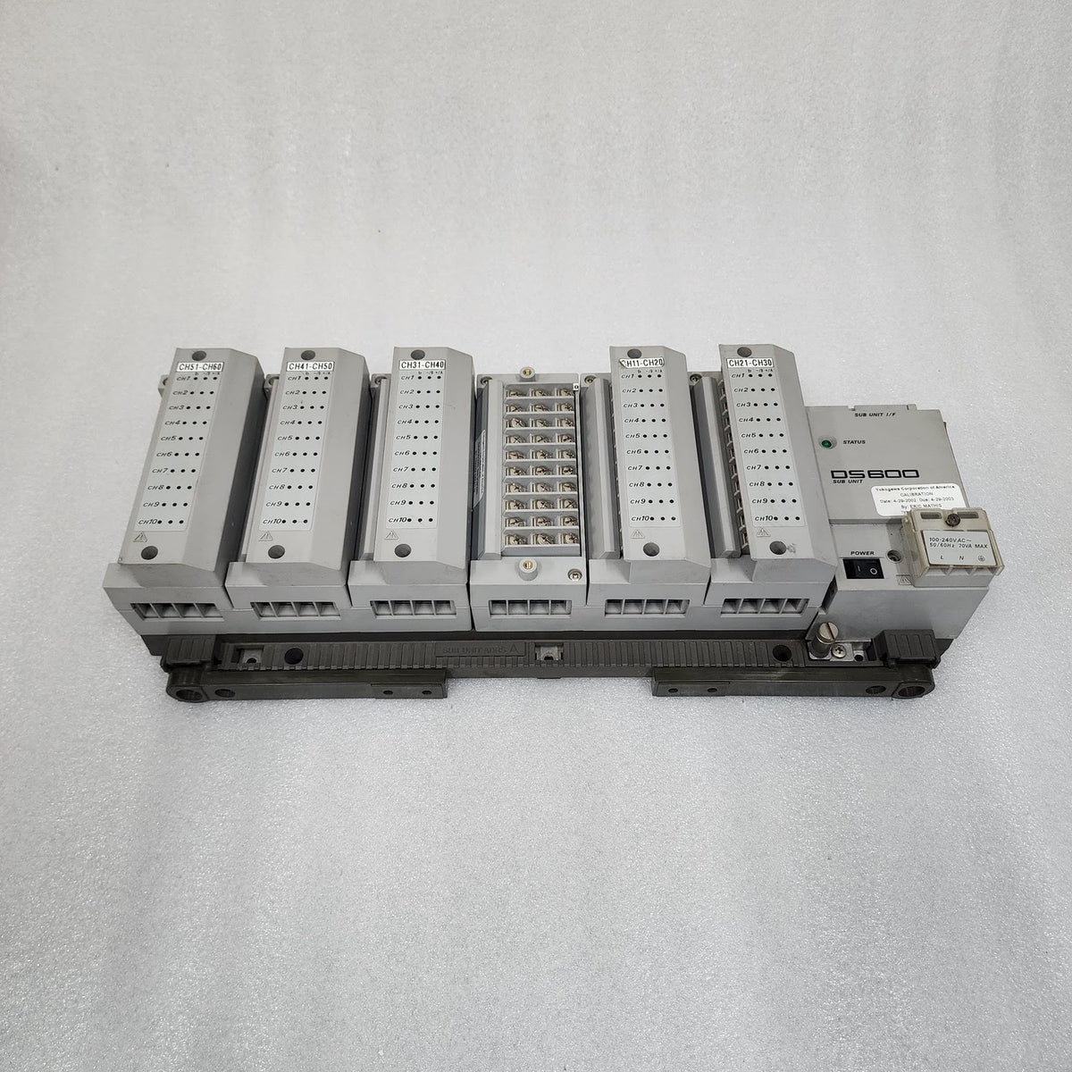 YOKOGAWA DS800 SUB UNIT DS600-00-1W 100-240VAC DARWIN