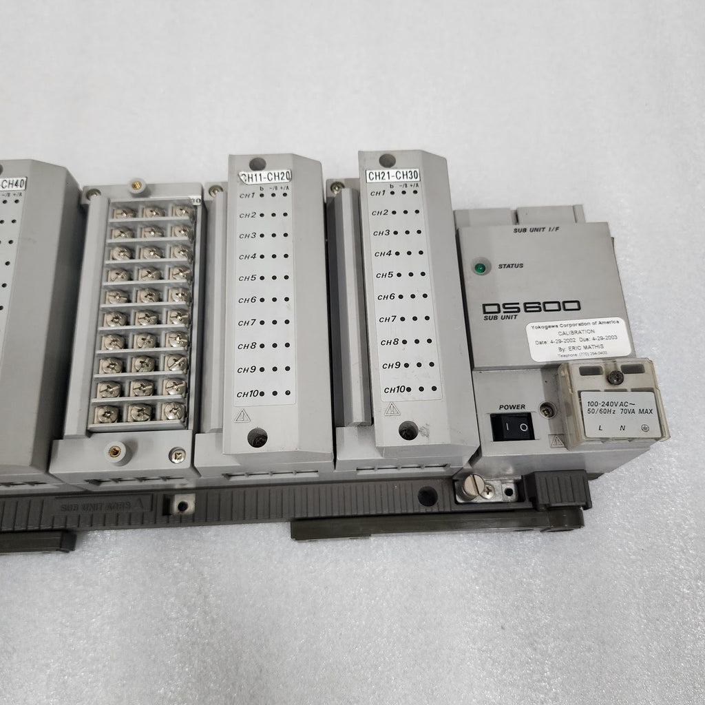 YOKOGAWA DS800 SUB UNIT DS600-00-1W 100-240VAC DARWIN