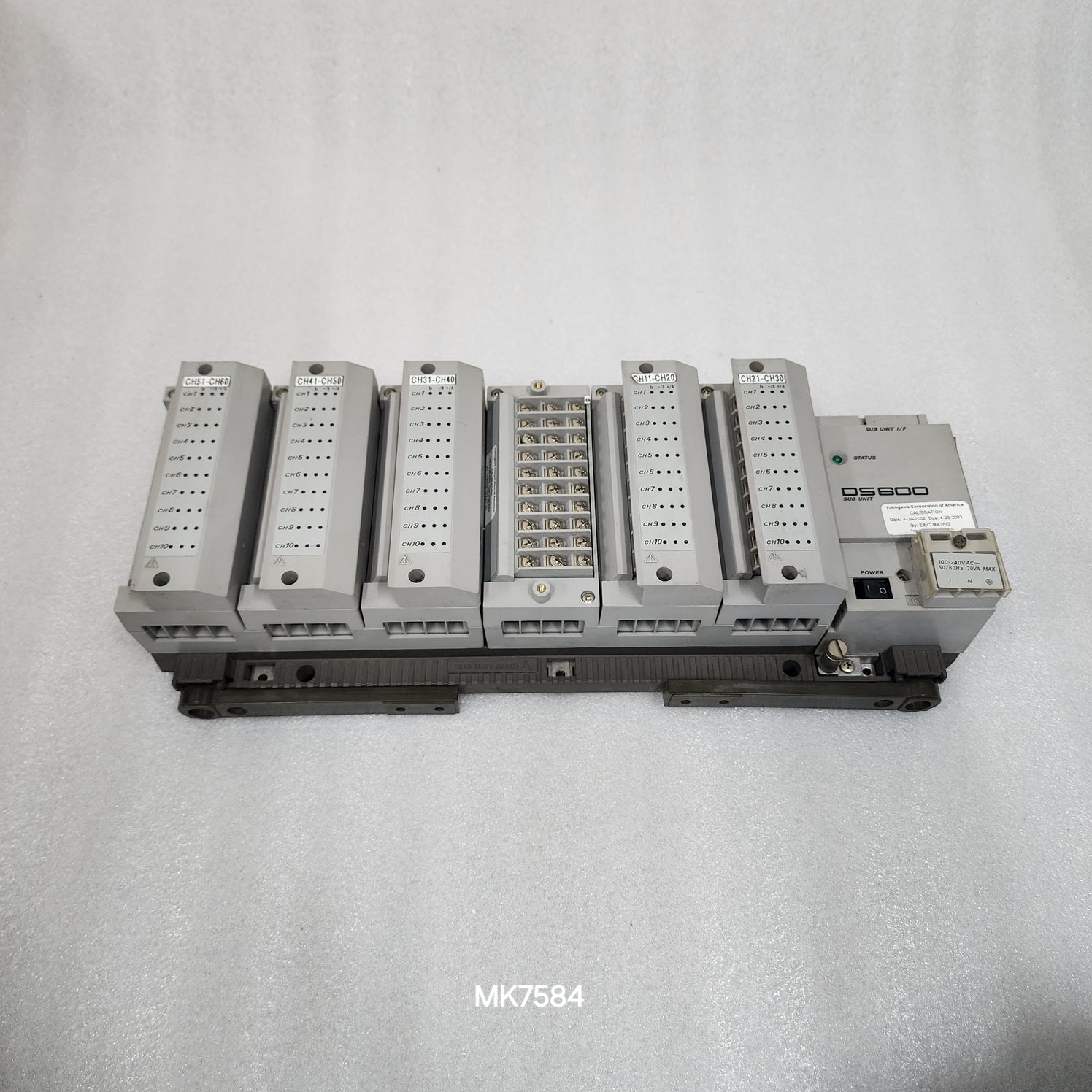 YOKOGAWA DS800 SUB UNIT DS600-00-1W 100-240VAC DARWIN