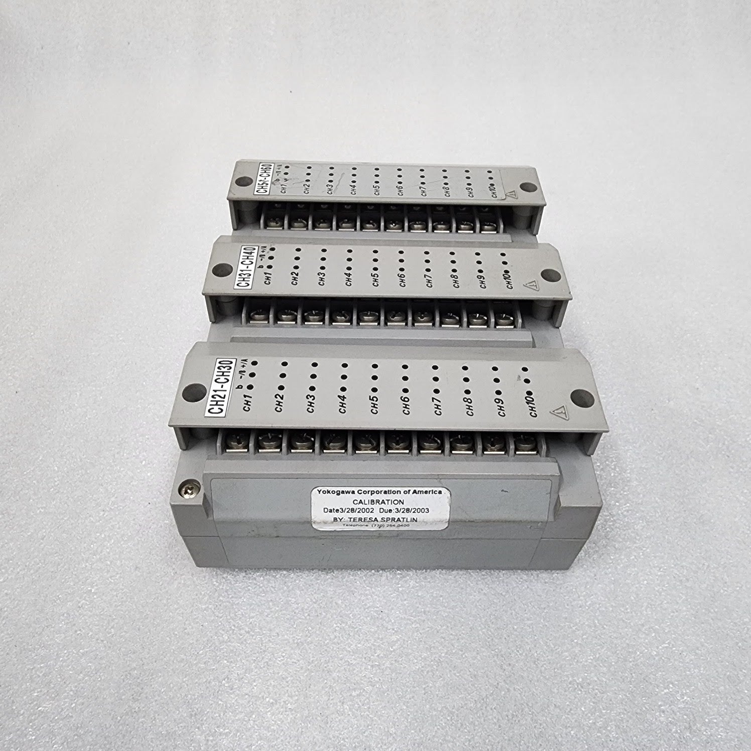YOKOGAWA DU100-31-S1 DATA ACQUISITION UNIT 12A924374A