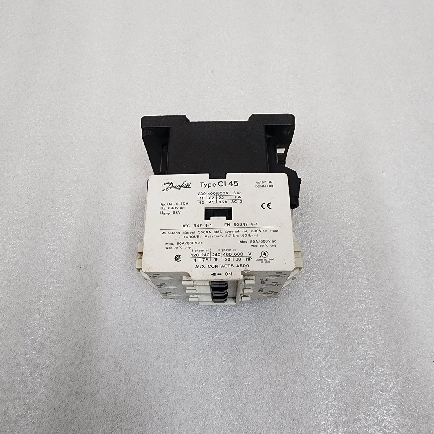 DANFOSS CI45 3-POLE CIRCUIT BREAKER 80A