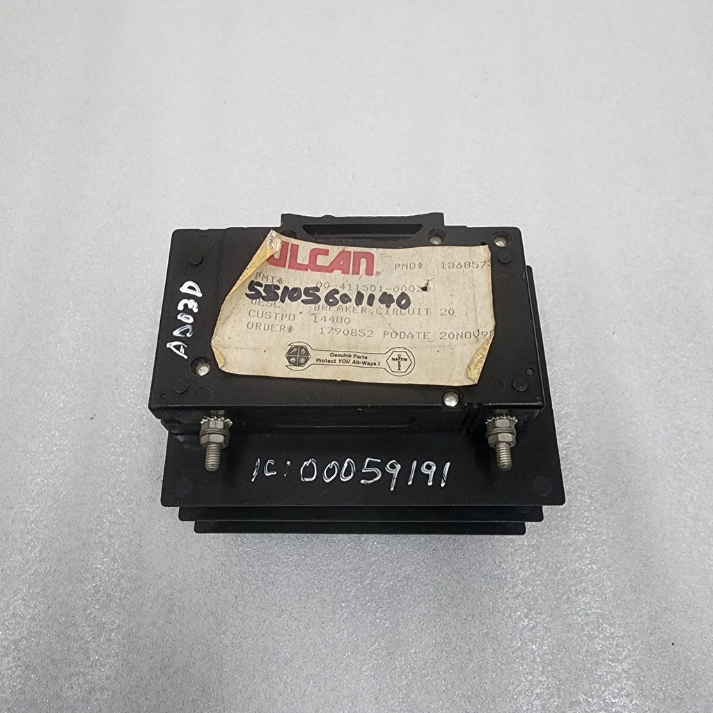 ULCAN 00-411501-00020 4-POLE CIRCUIT BREAKER 20A 55105601140
