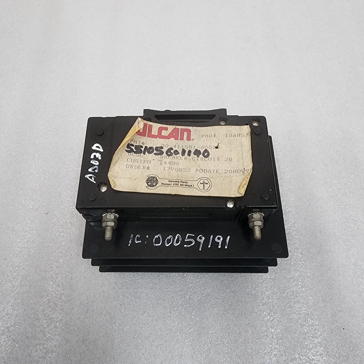 ULCAN 00-411501-00020 4-POLE CIRCUIT BREAKER 20A 55105601140