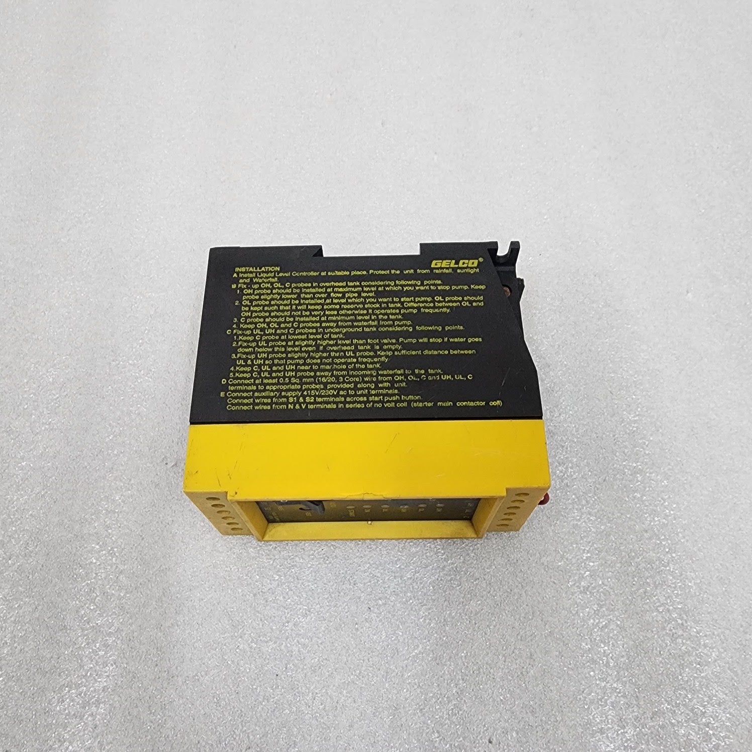 GELCO LLC-101 WATER LEVEL CONTROLLER 415V