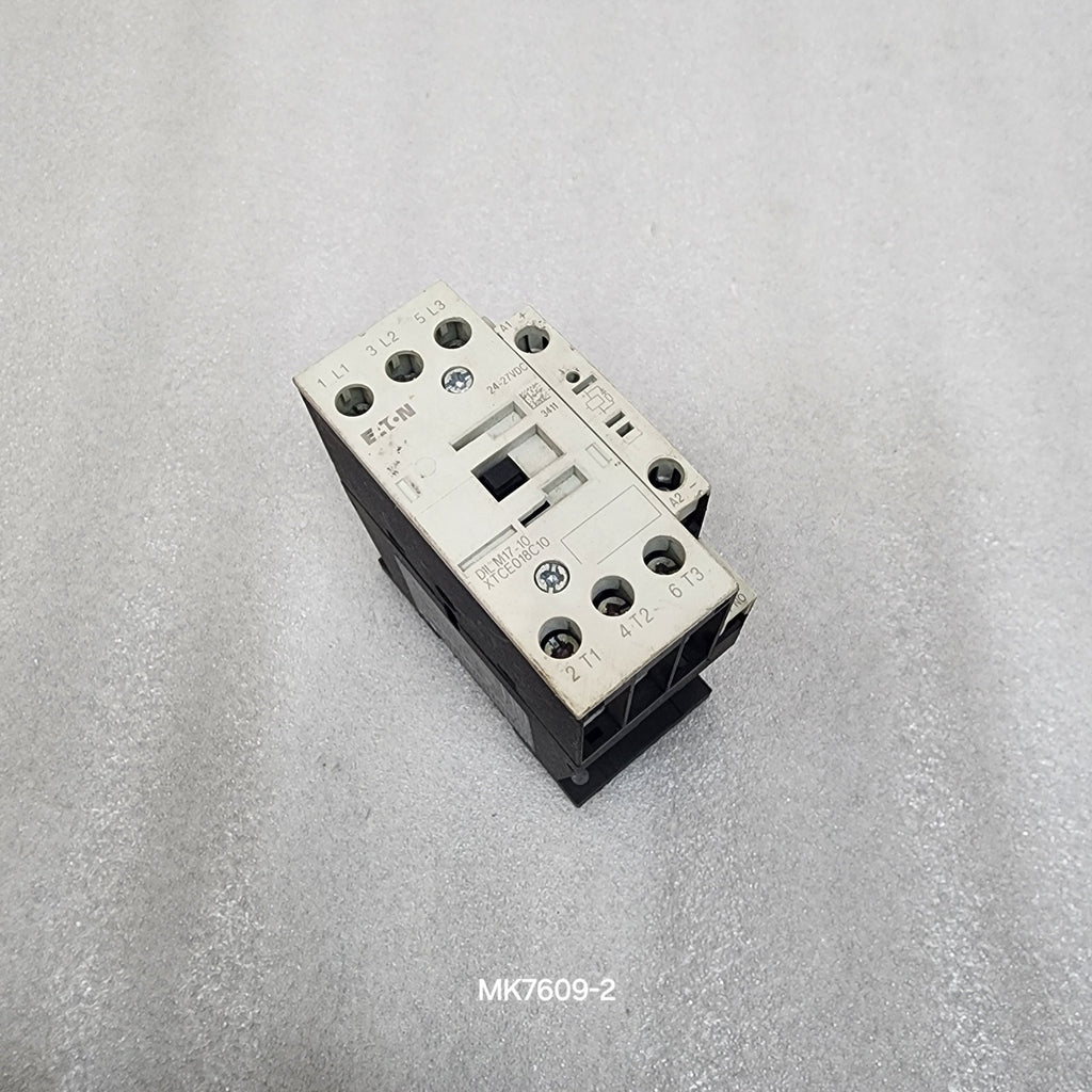 EATON DIL M17-10 3-POLE CONTACTOR XTCE018C10 24-27VDC