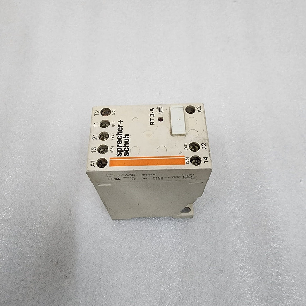 SPRECHER + SCHUH RT 3-A THERMISTOR PROTECTION RELAY RT3-M/-U