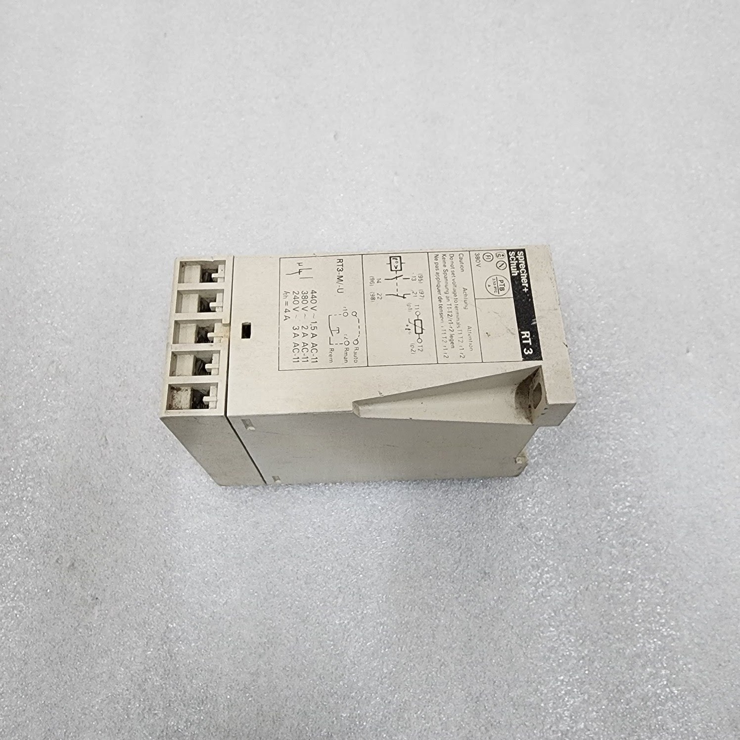 SPRECHER + SCHUH RT 3-A THERMISTOR PROTECTION RELAY RT3-M/-U