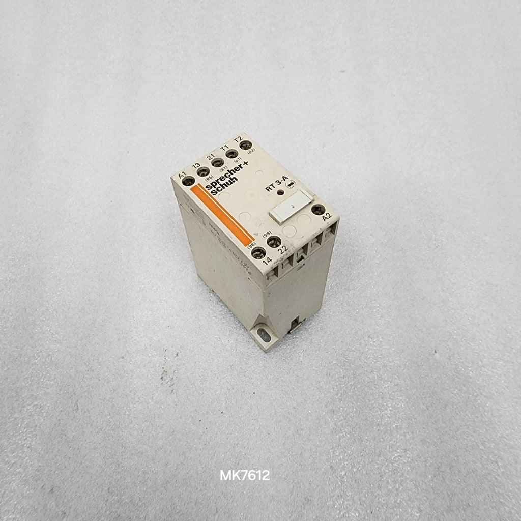 SPRECHER + SCHUH RT 3-A THERMISTOR PROTECTION RELAY RT3-M/-U