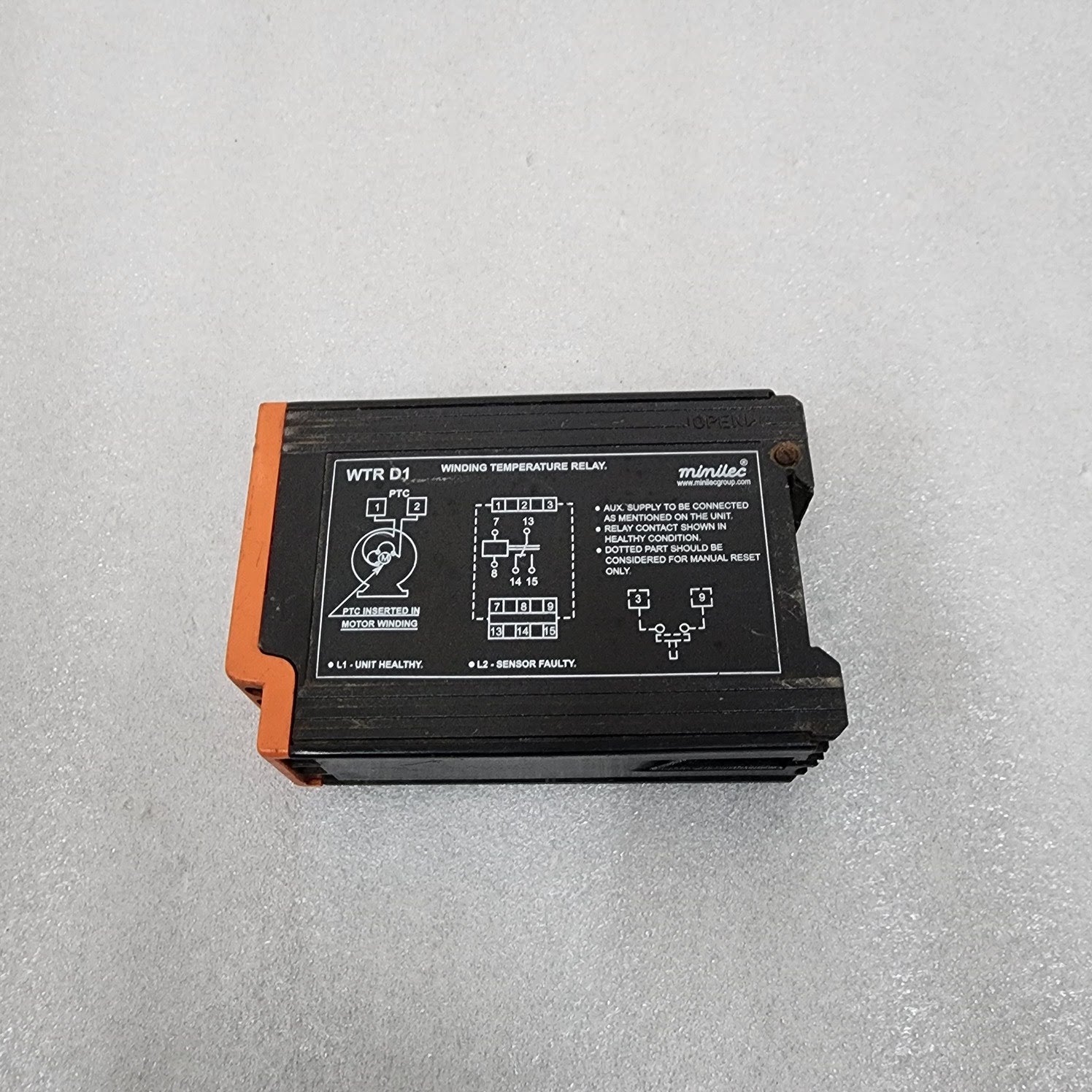 MINILEC WTR D1 WINDING TEMPERATURE RELAY