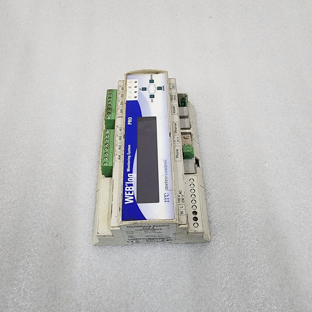 MATEO CONTROL WEBLOG PRO-2 MONITORING SYSTEM 421.148 ETHERNET/DSL 110-230V